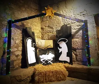 Los vecinos decoran Roelos de Sayago por Navidad (1)