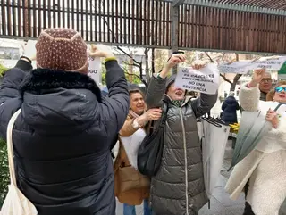 Azayca en el acto del Día Mundial contra el Cáncer