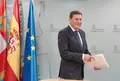 Miriam Chacón ICAL . El consejero de Economía y Hacienda y portavoz, Carlos Fernández Carriedo, comparece en rueda de prensa posterior al Consejo de Gobierno