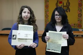 Henar Rincón y Amanda San Segundo, ganadoras del I Concurso Provincial de Relato Corto