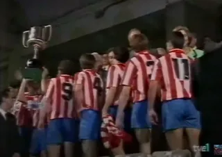 Copa del Rey 1991-92 Real Madrid CF Atlético de Madrid.