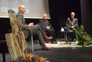 Jorge Losada junto a los obispos de Zamora y Valladolid