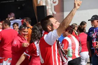 Un aficionado del Zamora CF