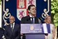 Archivo - El presidente de Castilla y León, Alfonso Fernández Mañueco, durante la ceremonia de posesión de los nuevos miembros del Consejo de Gobierno de Castilla y León. - Photogenic/Claudia Alba - Europa Press - Archivo