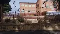 Estado que presenta el patio del centro