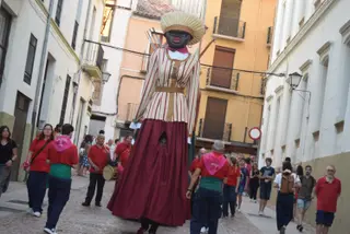 Desfile de peñas San Pedro. Archivo
