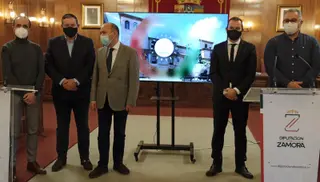 Instante de la presentación de los presupuestos