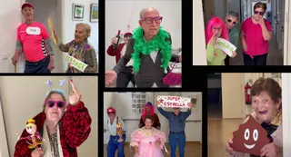Algunos de los momentos del vídeo