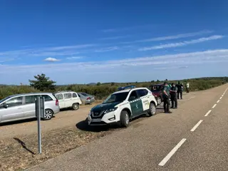 Operativo de búsqueda de la Guardia Civil en Flechas