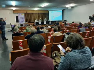 Un instante de la jornada de VioGen