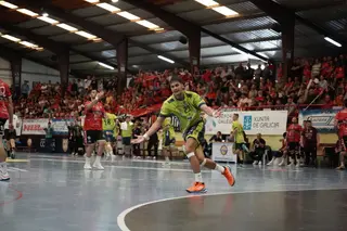 Pau Ortega en el partido de la fase de ascenso | BM ZAMORA