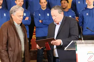El CB Zamora, recibido con honores en la Diputación de Zamora