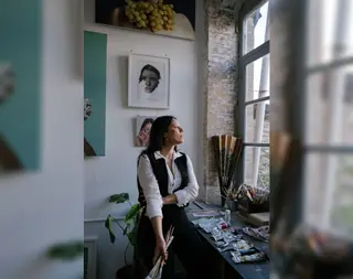 Beatriz Román, ganadora del premio de pintura Diego de Losada 2024