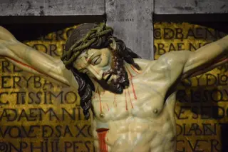 Imagen del Cristo de las Injurias Foto: María Lorenzo