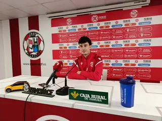 Juanje, rueda de prensa previa al partido frente al Deportivo Fabril