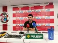 Iago Indias postpartido UD Logroñés