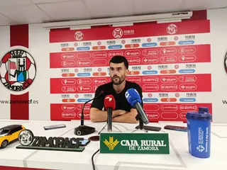 Iago Indias postpartido UD Logroñés