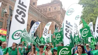 Archivo - Imagen de recurso de una concentración de CSIF