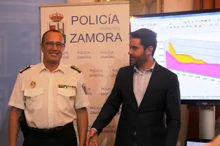 Ayto. Zamora. Jefe Policía Municipal Tomás Antón y 1er Teniente Alcalde Antidio Fagúndez 2018 (Copy)
