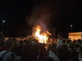 La tradicional hoguera de San Juan del año 2024 en Zamora. Archivo