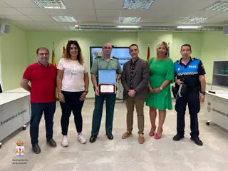 Benavente homenajea al capitán de la Guardia Civil