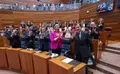 Fernández Mañueco en la sesión de investidura como presidente de la Junta. Claudia Alba. Europa Press