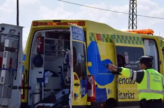 Foto de archivo de un accidente