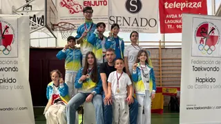 Deportistas del Club Zamorano de Taekwondo que consiguieron medalla