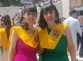 Hermanas Domínguez Fidalgo en su graduación en la Universidad de Salamanca