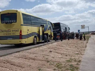 Imagen del transbordo de pasajeros
