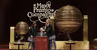 Imagen de archivo del sorteo de la loteria de navidad