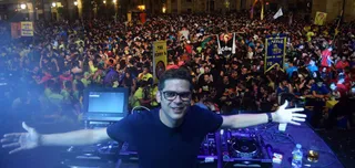 Los jóvenes zamoranos, rendidos a Brian Cross