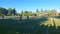 Un instante del duelo entre el CD Santa Croya el Sporting Zamora CF