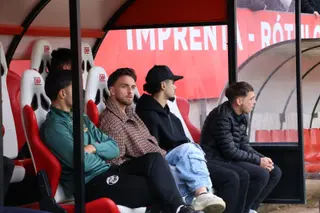 Alejandro Marcelo en el banquillo del Zamora CF | Sofía Revenga