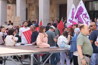 Una concentración en Zmaora.