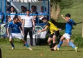Oji, durante un encuentro del CD Villaralbo