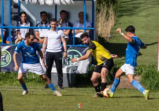 Oji, durante un encuentro del CD Villaralbo
