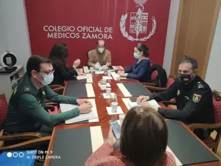 Reunión del Colegio de Médicos con las Fuerzas y Cuerpos de Seguridad del Estado