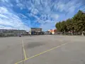 Imagen de la intervención en las pistas del barrio de Pinilla