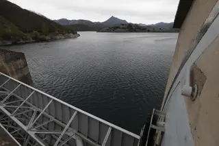 Vista del embalse del río Porma, a 28 de abril de 2023, en León, Castilla y León (España). Fernando Otero Europa Press Archivo