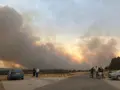 Incendio en el término de Puercas Foto: María Lorenzo