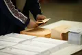 Votante en elecciones. Archivo. EP