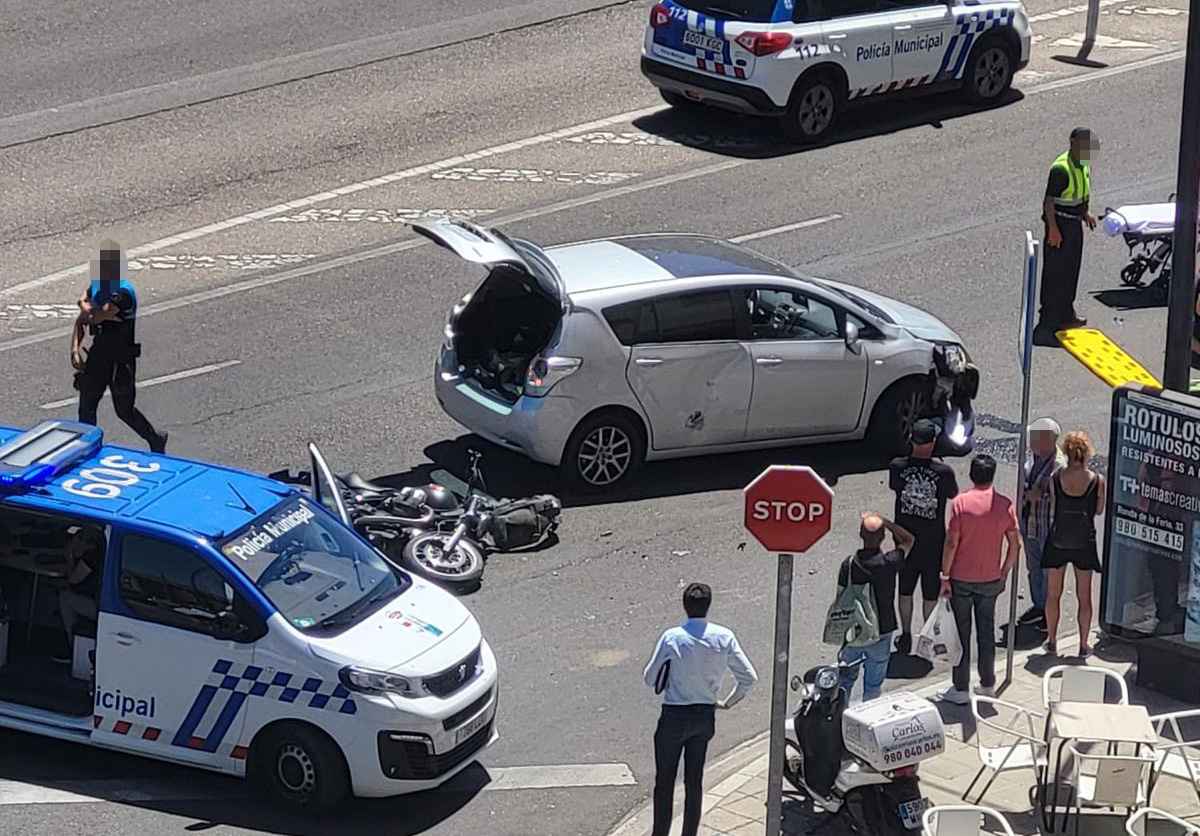 Accidente En La Avenida De La Feria