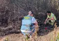 Investigación de la Guardia Civil del origen de uno de elos incendios