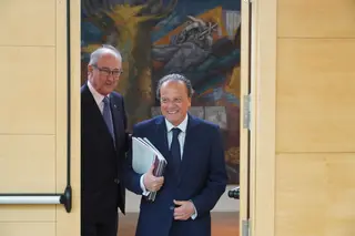 El presidente del Consejo de Cuentas Mario Amilivia comparece ante la Comisión de Economía y Hacienda de las Cortes de Castilla y León. Miriam Chacón ICAL. Archivo.