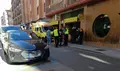 Ambulancia y Policía en la calle Santa Teresa