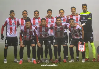 Once titular del Zamora CF frente a la Real Sociedad