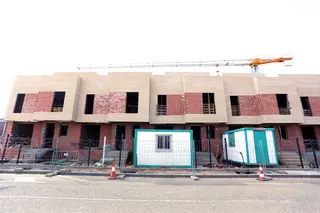 Viviendas unifamiliares en construcción
