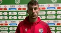 Unai Dufur tras el partido en Cáceres