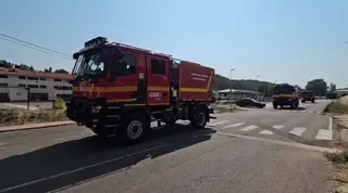 La UME sale de su base de León hacia el incendio de Fermoselle